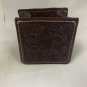 TRIPLE K  #124 HARD CARVED SINGLE BOX SHOT SHELL HOLDER - SLIDE ON BELT