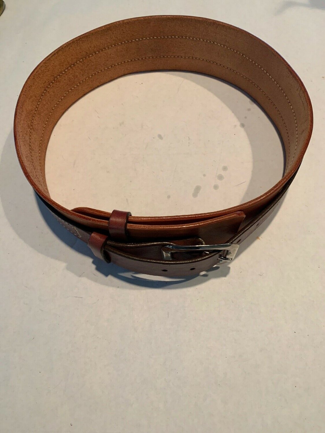 TRIPLE K #794 DELUXE Rooster Cogburn Gun Belt MED 33-36 WITH 38 CAL LOOPS SAMPLE