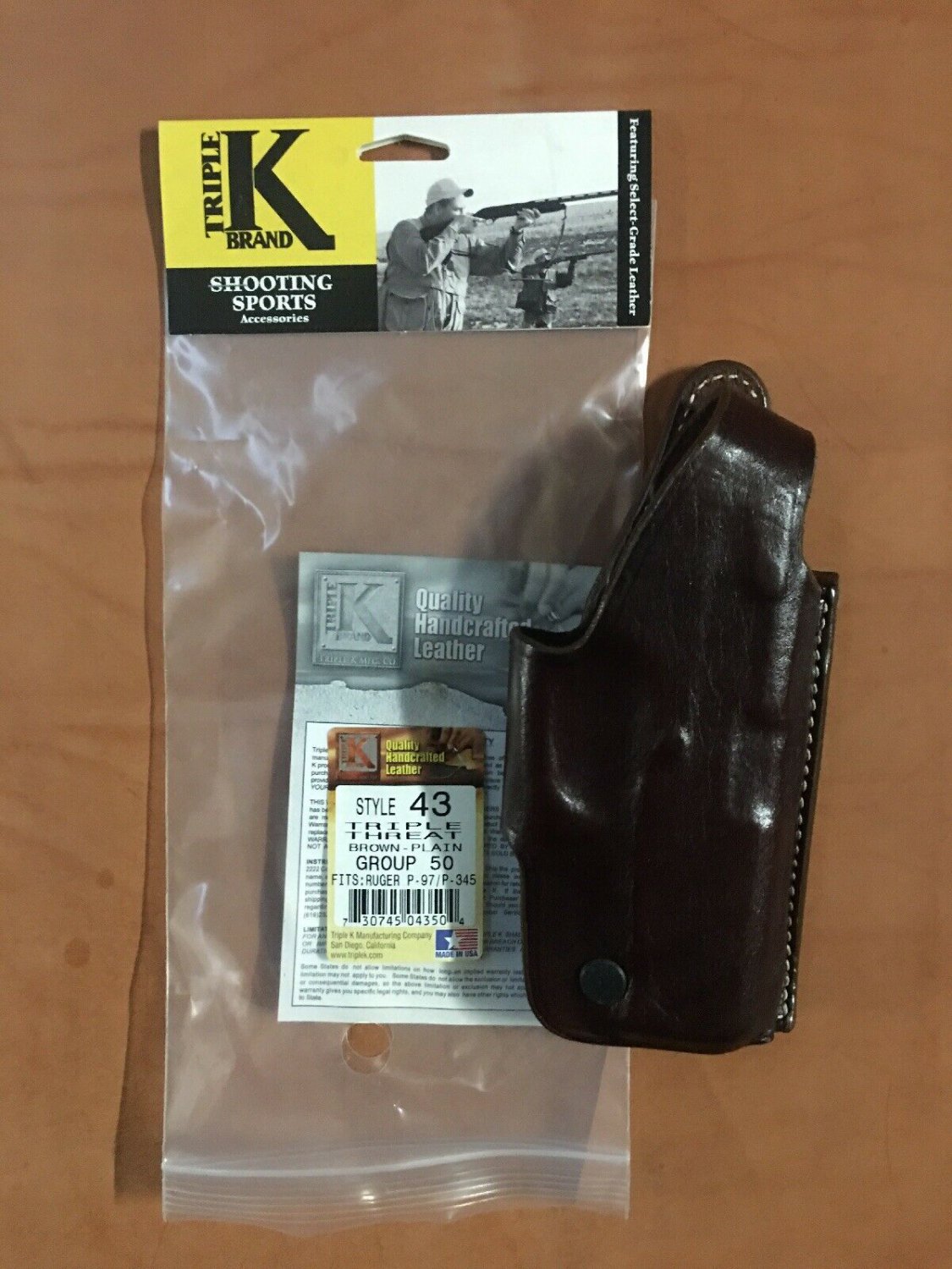 Triple K #43 TRIPLE THREAT HOLSTER FITS P97 OR P345 NEW-$90.00 RETAIL