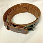 Triple K Leather Belt 2 Prong Buckle  1 1/2" US MADE Special Make Up Jeans Belt