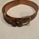 #213 Triple K Leather Garrison Belt TAN COLOR 34" Factory Samples 1 1/2" US MADE