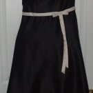 $148 dress sleeveless JESSICA MCclintock size 6 womens black white top trim