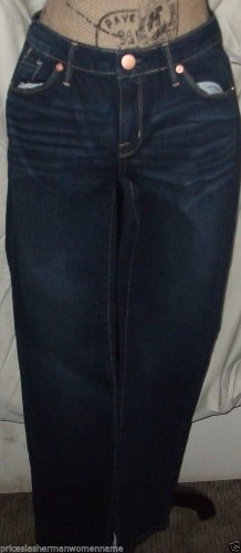 $38 NEW cotton JEANS MOSSIMO size 4 curvy bootcut premium denim 34" inseam