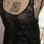 New black lace tank blouse Eyeshadow womens clothing large racer back cami top