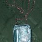 women $28 wristlet mini 5x3 purse saphire chrome shoulder bag chain to frame 46"