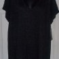 NEW Pure Energy V tee blouse plus size X cotton gray black sleeve shirt top