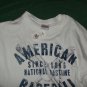NEW mens L nation pastime Short Sleeve BASEBALL tee shirt preshrunk cotton top