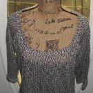 New $59 LACE sweater blouse MAISON JULES clothing Scoop Neck size XXL knit top