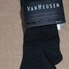 NEW black knit Van Heusen premium dress socks size 10-13
