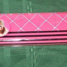 school art Barbie brand crayon pencil & pen case NEW Beautiful 81/2 x21/2x1 inch