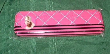 school art Barbie brand crayon pencil & pen case NEW Beautiful 81/2 x21/2x1 inch