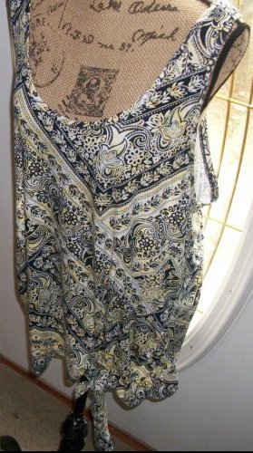 $39 new racerback tie hip tank blouse Lane Bryant ruched sides 2X 1X plus tops