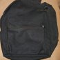 backpack black 12x16x6 JC Pennys outer zip pocket polyester book bag