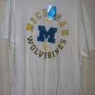 NEW official collegiate Lic size XL MICHIGAN WOLVERINES tee shirt top