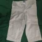 $30 khaki capri Women Essentials short pants SIZE 10 cotton hip 19" across w 15