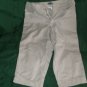 $30 khaki capri Women Essentials short pants SIZE 10 cotton hip 19" across w 15