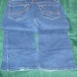 cotton Jeans Womens HIGH SIERRA dark wash SIZE 8 Inseam 31 hip to hip 21"