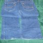 cotton Jeans Womens HIGH SIERRA dark wash SIZE 8 Inseam 31 hip to hip 21"