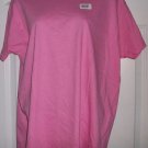 NWT Top Blouses Plus Women JERZEES Size Large PINK rib neck tee shirt top cotton