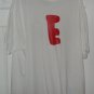 new Custom made cotton short sleeve tee shirt NEW top red "E" fruit loom XL