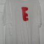 new Custom made cotton short sleeve tee shirt NEW top red "E" fruit loom XL