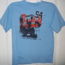 Boys XXL(18) light blue Faded Glory graphic baseball T shirt short sleeve cooton