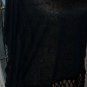 NEW see you monday LA shirt blouse womens cover poncho lattice tassel hip top