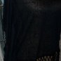 NEW see you monday LA shirt blouse womens cover poncho lattice tassel hip top