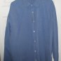 $40 blue shirt vintage inspired Steve & Barrys Quality long sleeve XL button top
