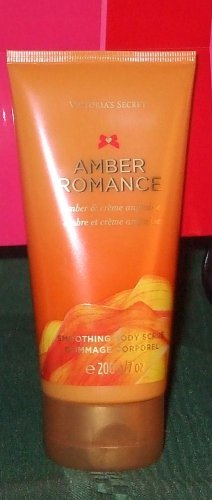 New Amber creme Romance beauty bath Body Scrub sqeeze 7 oz  Victoria Secret