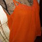 $50 cotton tie back CROCHET cami blouse SUGAR 17 sleeveless strap medium top new