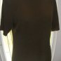 womens CC HUGHES Lg brown knit tee blouse top chest 24" armpit to armpit