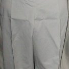New $55 Capri light stone khaki Lands End size 18 pleated short pants slacks
