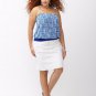 NEW blue cobalt halter tank blouse LANE BRYANT 4X  top