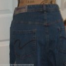 NEW $54 CATHERINES  slimmer comfort JEANS plus size 16 W slim fit 40" waist