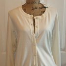 SOFT $68 sknit Ivory cardigan blouse sweater PREMISE STUDIO Womens PLUS 0X top