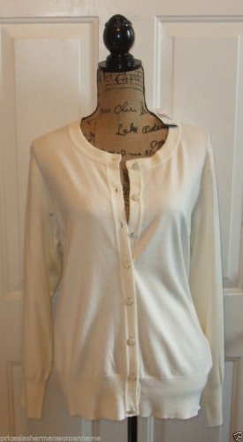 SOFT $68 sknit Ivory cardigan blouse sweater PREMISE STUDIO Womens PLUS 0X top