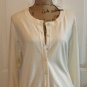 SOFT $68 sknit Ivory cardigan blouse sweater PREMISE STUDIO Womens PLUS 0X top