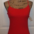 NWT cami blouse AEROPOSTALE red XL adjustable spaghetti straps cotton top