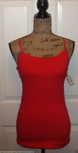 NWT cami blouse AEROPOSTALE red XL adjustable spaghetti straps cotton top