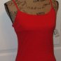NWT cami blouse AEROPOSTALE red XL adjustable spaghetti straps cotton top