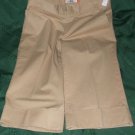 $48 tan capri shorts WEATHERPROOF garment co. size 8 inseam 17" slack pants