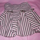skirt bottom pink brown ONE KIDS 5yr stripe elastic height 42-45" weight 42-46lb