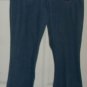 $44 cotton JEANS size 11/12 Medium RIDERS 31" in low rise bootcut 22" hip to hip