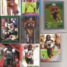 8 49ERS  4 MIKE CRABTREE RCs FRANK GORE RC P.WILLIS Ref ARNEZ BATTLE RC Grade 10