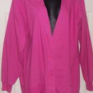 top blouses plus rib BERRY Large WHITEFISH BAY cover button pocket shirt top