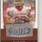 Blair White Sage Hit NFL Colts MSU Spartans Auto rookie football card