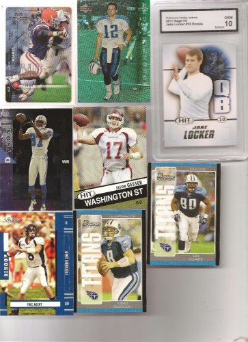 8 TITANS JEVON KEARSE BILLY VOLEK Encore RC RC DYSON RC JAKE LOCKER RC Graded 10