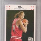 2007 JOAKIM NOAH graded gem 10 RC Bulls Topps #9 set RC 50TH Ann basketball card