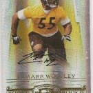 Lamarr Woodley /200 NFL Steeler Raider Do Threads gold Auto rookie football card